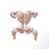 Whole Chicken Cut in 1/8 - Premium Kosher Product, Perfect for Kosher Households for Everyday Cooking